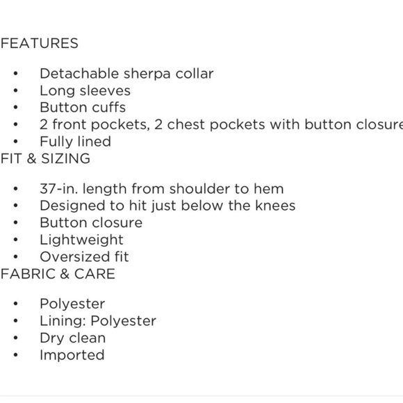 Koolaburra Ugg Sherpa Collar Shacket Women’s size XXL NWT - Picture 5 of 13